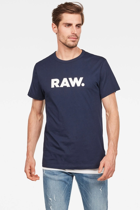 G-Star Raw - Футболка бавовна темно-синій D08512.8415