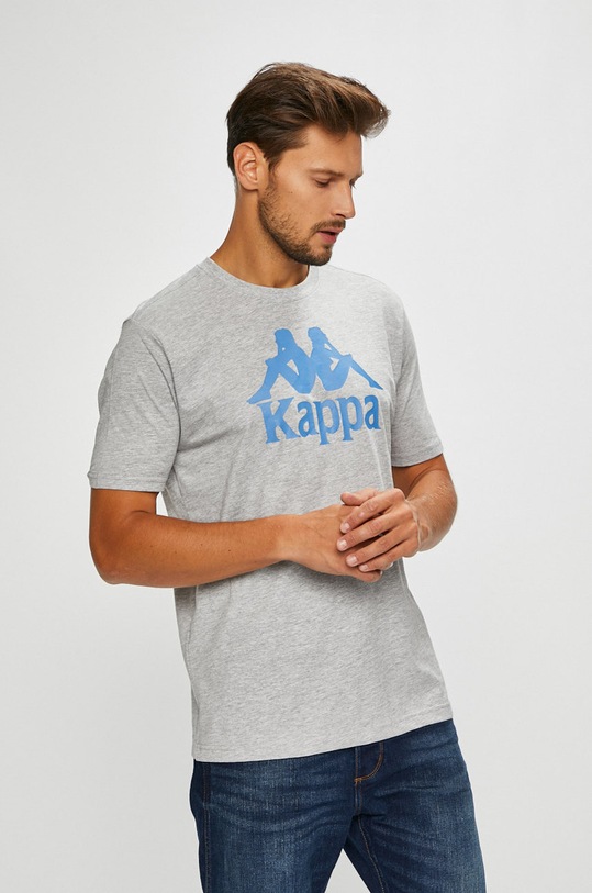 Kappa - Tričko potisk šedá 303910