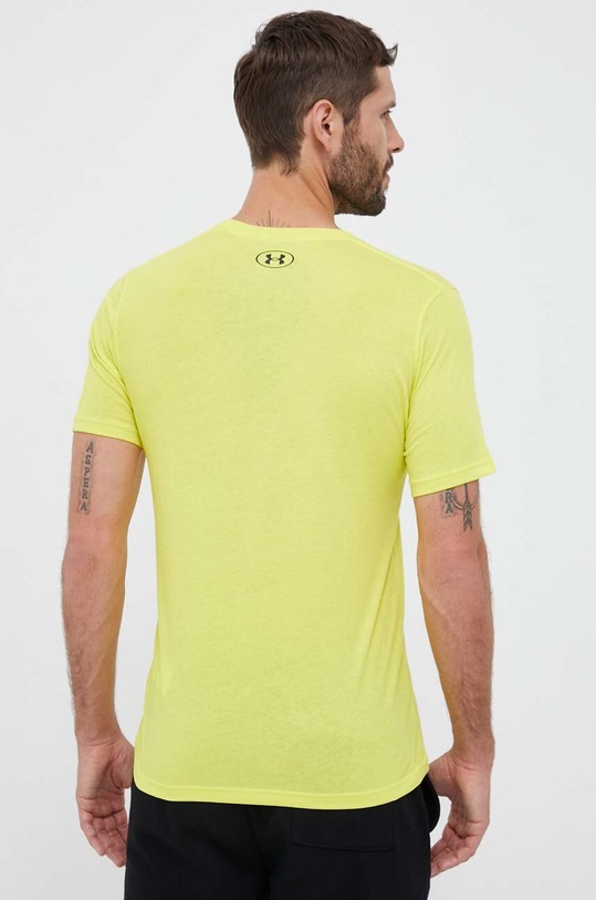 Odzież Under Armour t-shirt treningowy Team Issue Wordmark 1329582 żółty
