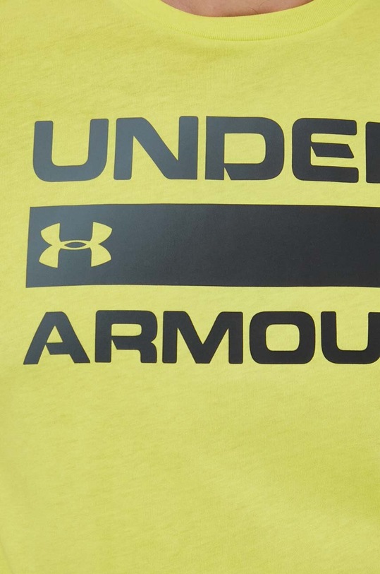 Under Armour t-shirt treningowy Team Issue Wordmark 1329582 żółty