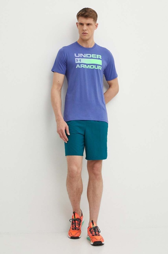 Tréningové tričko Under Armour Team Issue Wordmark 1329582 fialová AW24