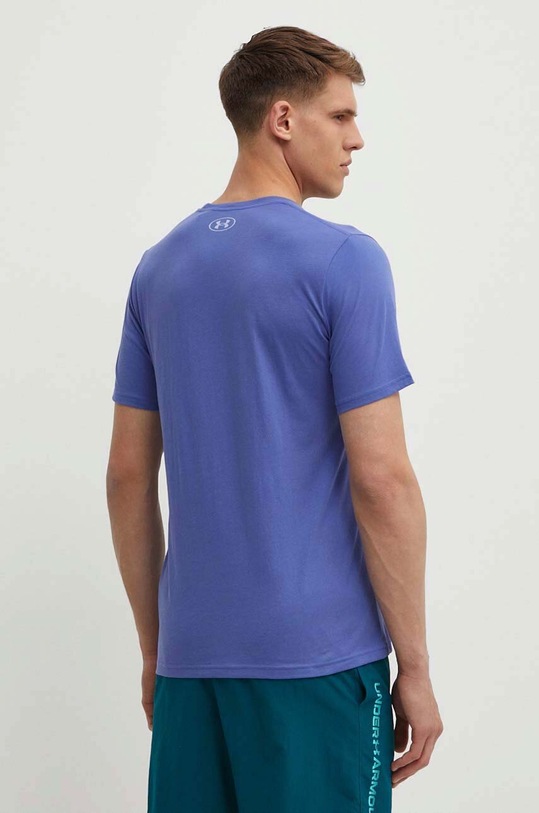 Oblečenie Tréningové tričko Under Armour Team Issue Wordmark 1329582 fialová