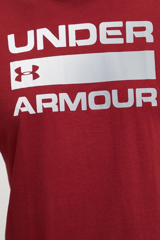 Under Armour t-shirt treningowy Team Issue Wordmark 1329582 bordowy