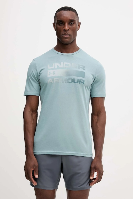 Under Armour t-shirt treningowy Team Issue Wordmark zielony 1329582