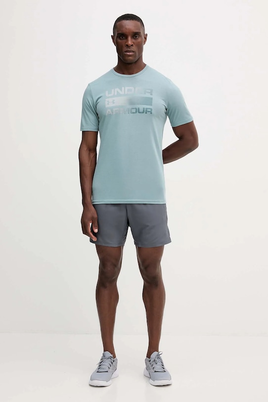 Under Armour t-shirt treningowy Team Issue Wordmark 1329582 zielony AW25