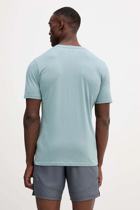 Odzież Under Armour t-shirt treningowy Team Issue Wordmark 1329582 zielony
