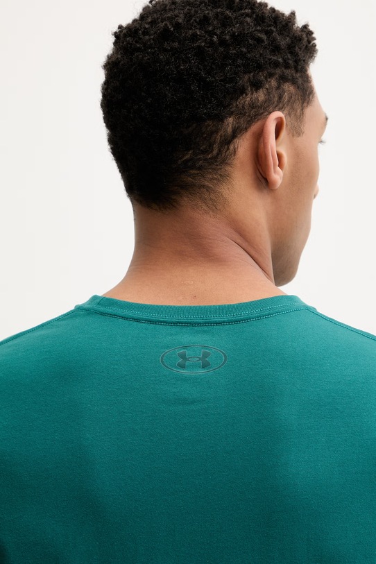 Μπλουζάκι προπόνησης Under Armour Team Issue Wordmark 1329582 πράσινο