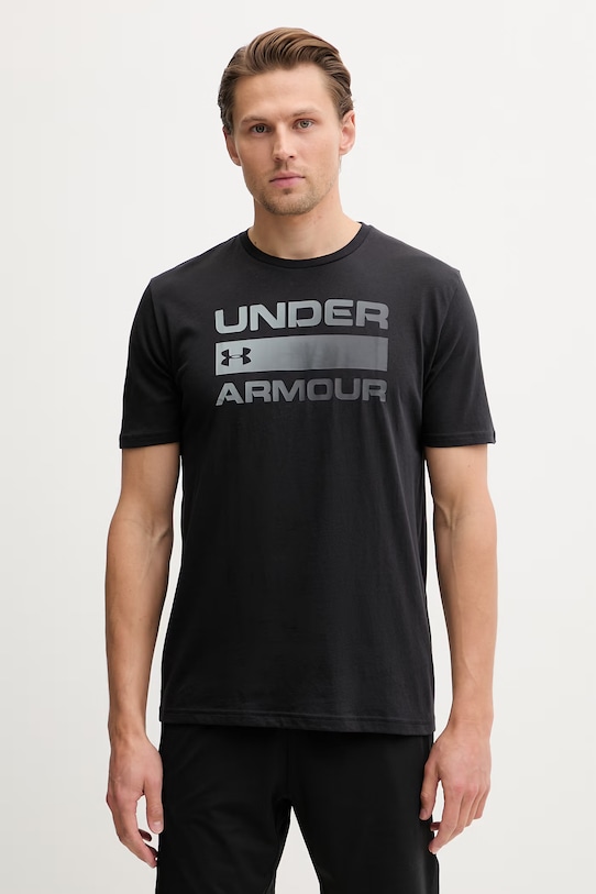 Under Armour tričko pánske TEAM ISSUE WORDMARK potlač čierna 1329582
