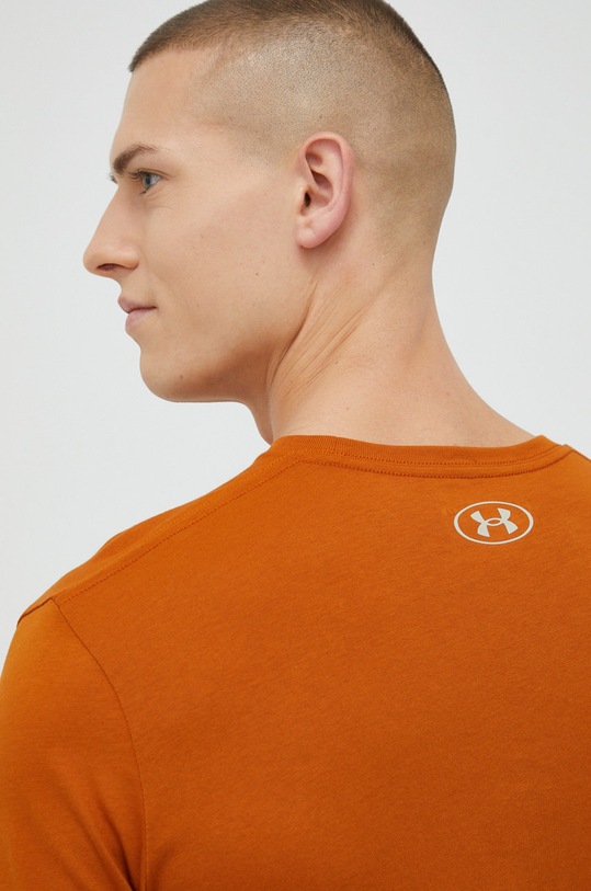 Under Armour t-shirt treningowy Team Issue Wordmark 1329582 pomarańczowy
