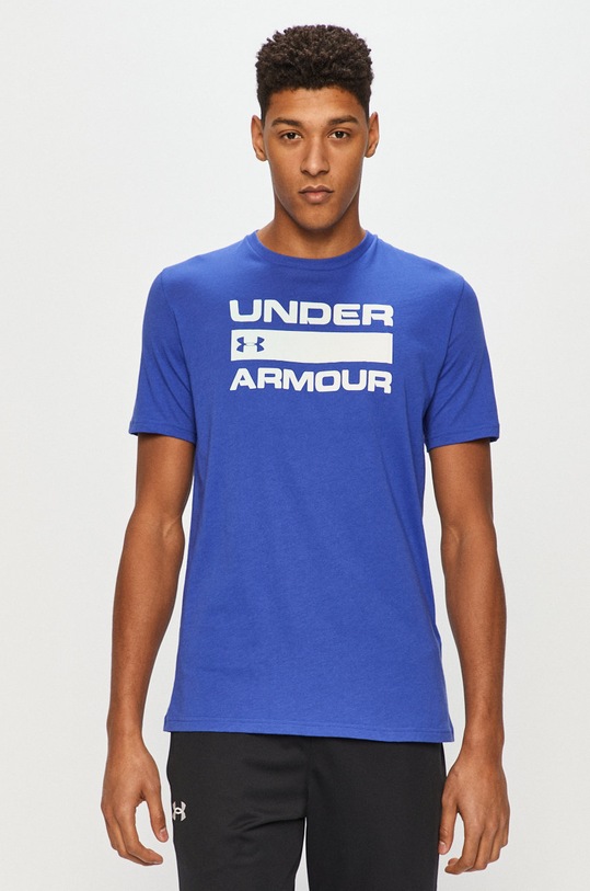 Under Armour t-shirt treningowy Team Issue Wordmark pozostałe niebieski 1329582