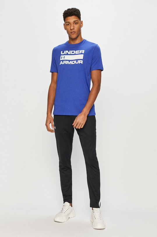Under Armour t-shirt treningowy Team Issue Wordmark 1329582 niebieski AW24