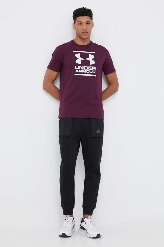 Функционална тениска Under Armour 1326849 виолетов AW23