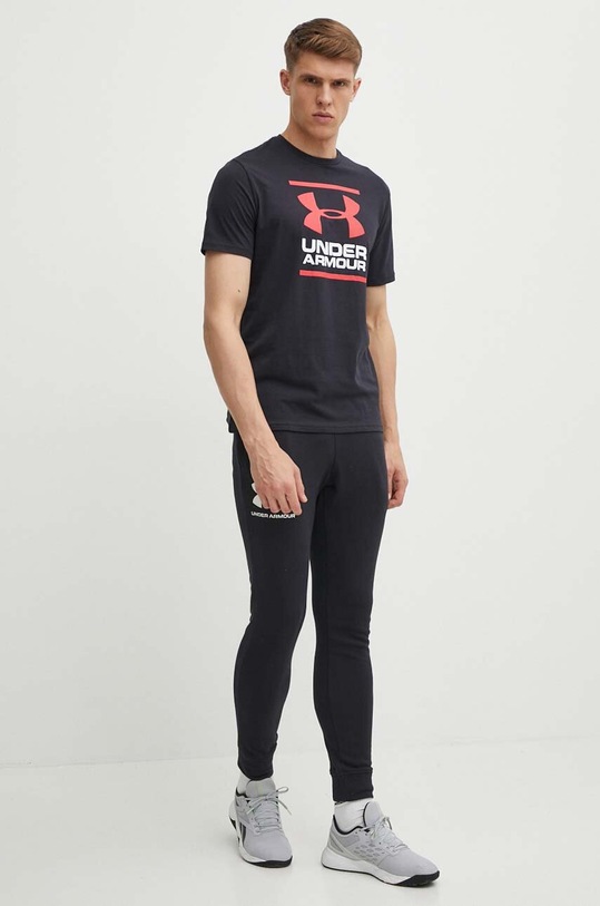 Under Armour - tricou 1326849 1326849 negru AW23