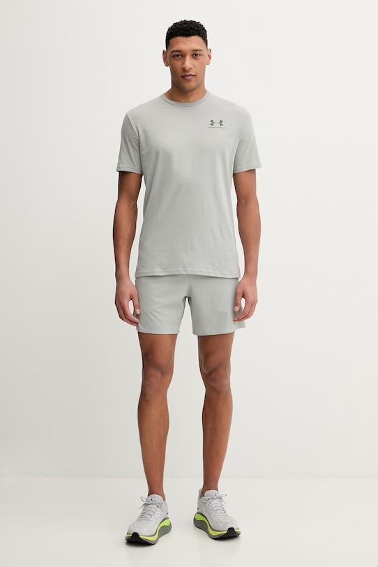 Тениска за трениране Under Armour SPORTSTYLE LEFT CHEST 1326799 сив SS26