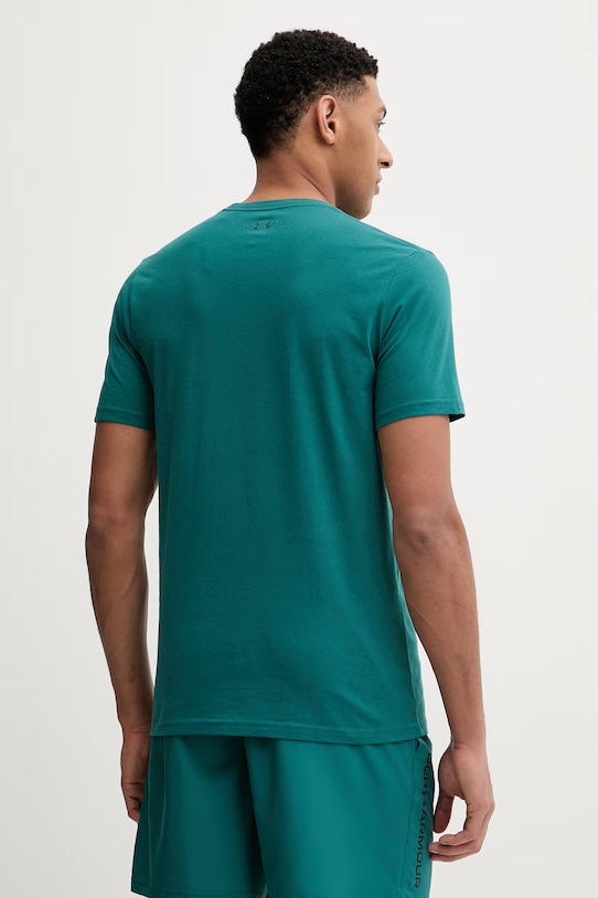 Дрехи Тениска за трениране Under Armour SPORTSTYLE LEFT CHEST 1326799 зелен