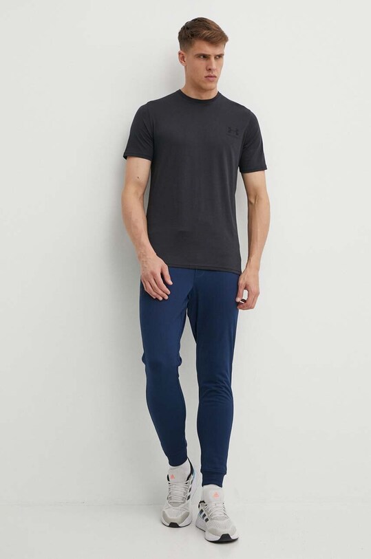 Under Armour tricou 1326799 negru SS24