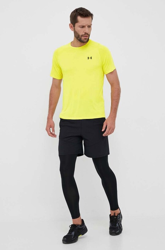Under Armour tricou de antrenament 1326413 galben AW24