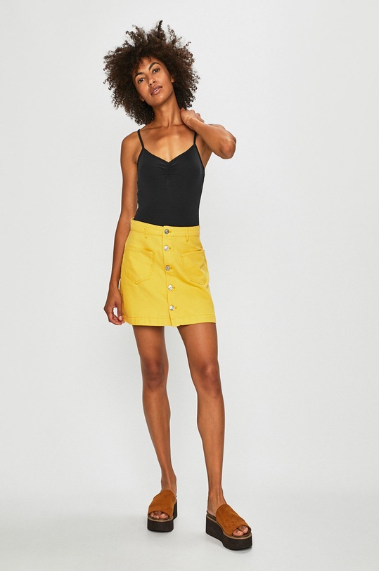 Tally Weijl - Tričko SBOCUFIKA čierna AW19