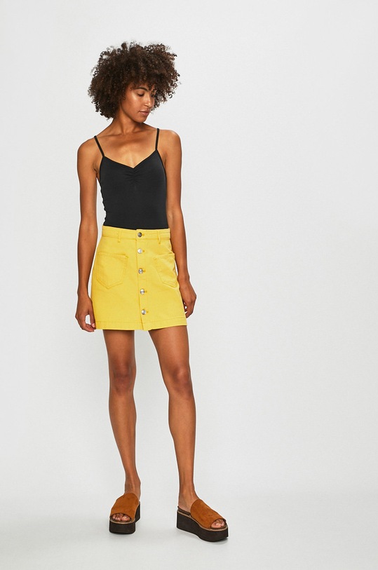 Tally Weijl - Tričko SBOCUFIKA čierna