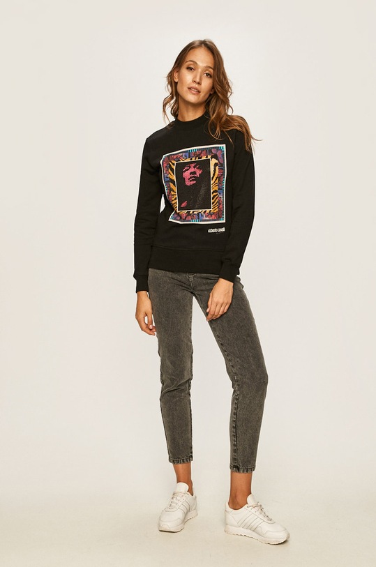 Roberto Cavalli Sport - Bluza JYY30F.CF014 negru AW19