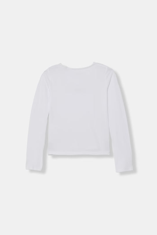 Pepe Jeans longsleeve dziecięcy Hana PG501364 biały AW24