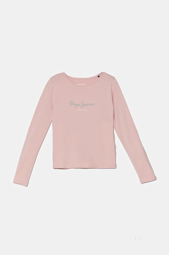 Pepe Jeans longsleeve copii print roz PG501364