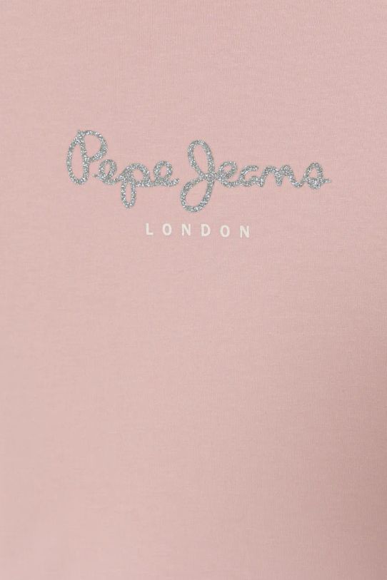 Дитячий лонгслів Pepe Jeans PG501364 рожевий AW24