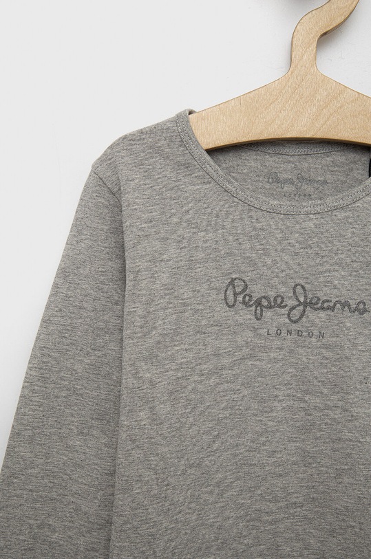 Dziewczynka Pepe Jeans longsleeve dziecięcy Hana PG501364 szary
