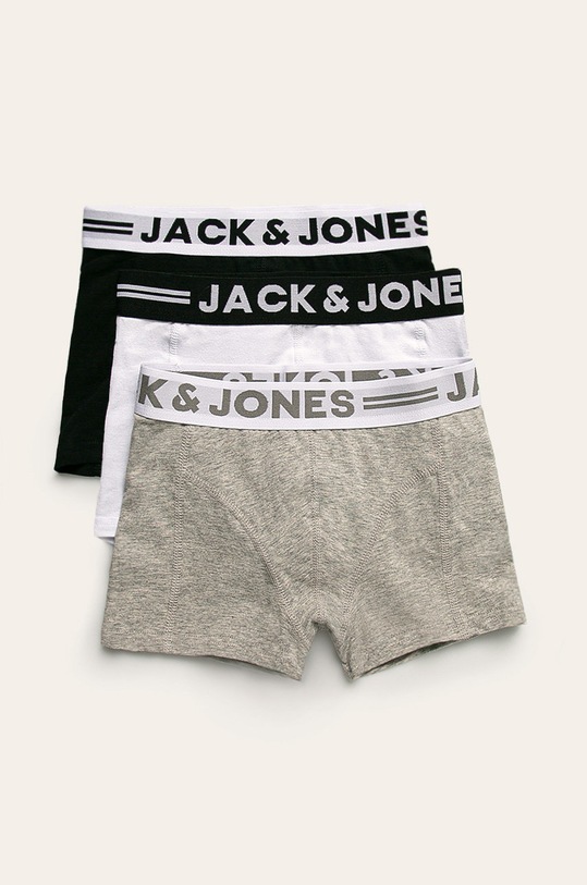Jack & Jones - Dětské boxerky (3-pack) přiléhavé boxerky šedá 12149293