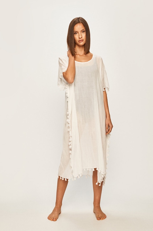 Seafolly - Narzutka plażowa Amnesia Kaftan 53638.KA biały AW19