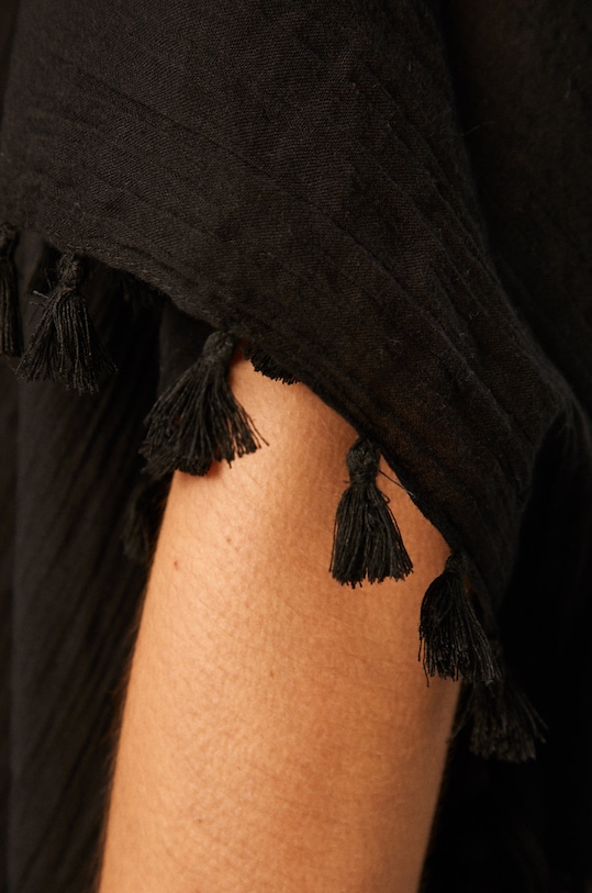 Seafolly - Narzutka plażowa Amnesia Kaftan czarny 53638.KA