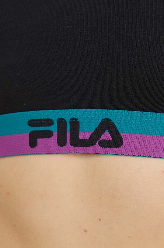 Спортивный бюстгальтер Fila чёрный FU6048