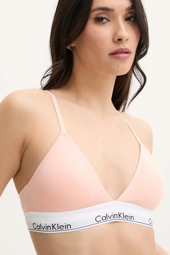 Calvin Klein Underwear podprsenka bez kostíc béžová 000QF5650E