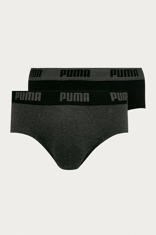 Puma - Slipy (2-pak) 889100 pletenina čierna 889100