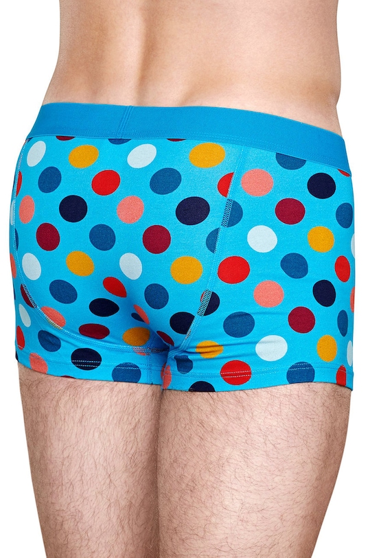 Happy Socks - Boxerky pletenina modrá BDO87.6700