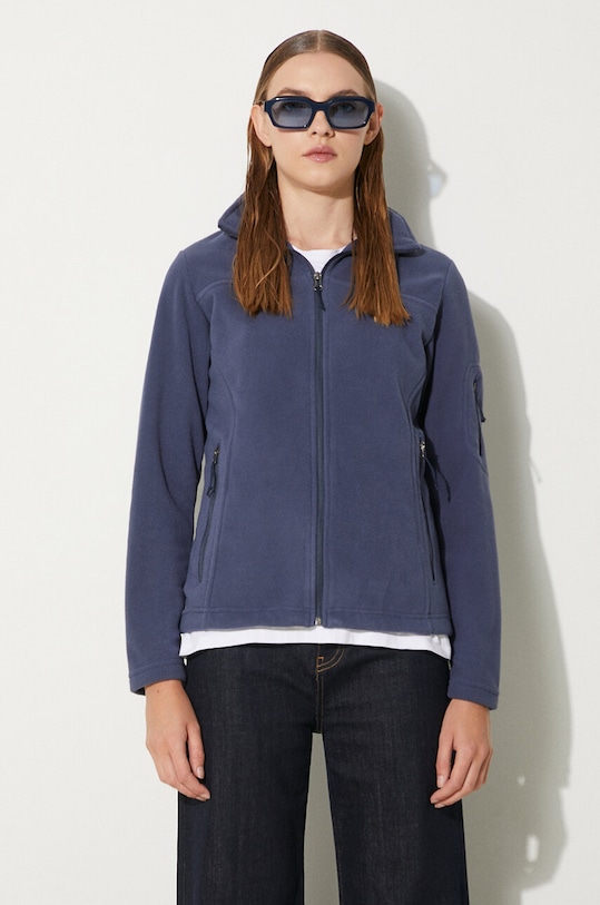 Columbia sports sweatshirt Fast Trek II fleece navy 1465351