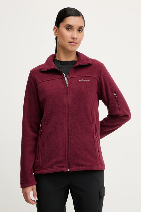 Columbia bluza sportowa Fast Trek II bez kaptura bordowy 1465351