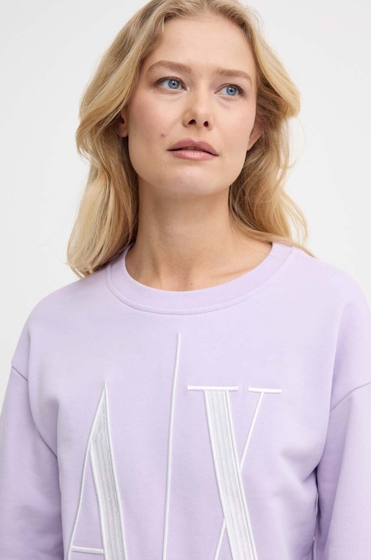 Odzież Armani Exchange bluza 8NYM02.YJ68Z fioletowy