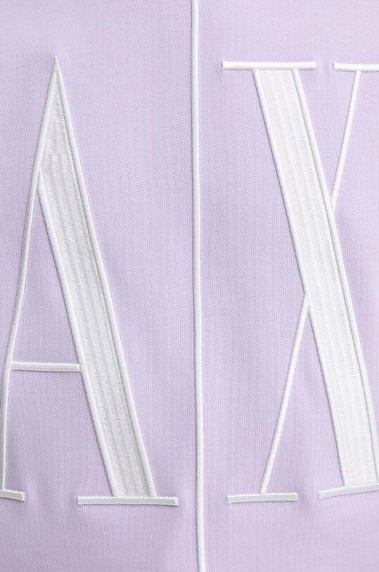 Armani Exchange mikina fialová 8NYM02.YJ68Z