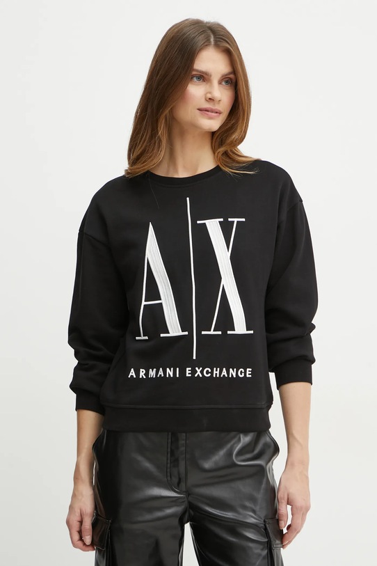 Armani Exchange – Bluza nadruk czarny 8NYM02.YJ68Z