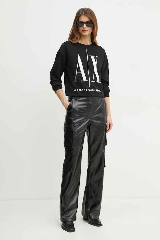 Majica Armani Exchange 8NYM02.YJ68Z crna AA00