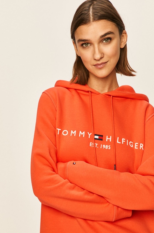 Tommy Hilfiger - Суичър с качулка червен WW0WW26410