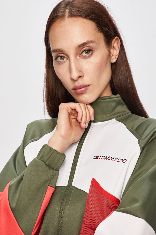 Tommy Sport - Bluza verde S10S100365