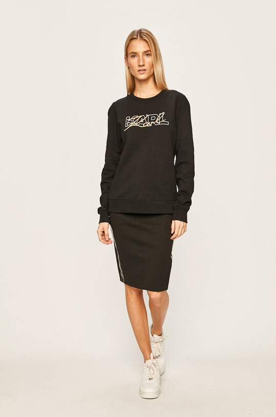 Karl Lagerfeld - Mikina 96KW1814 čierna AW19