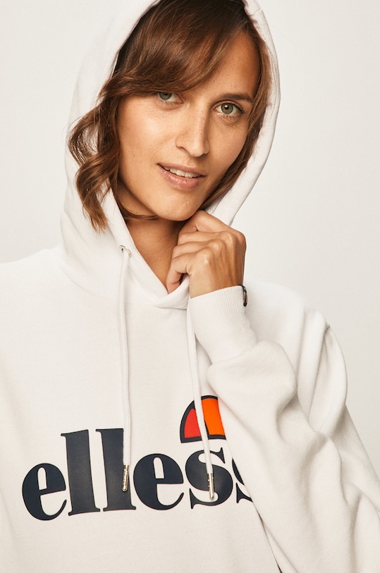 Ellesse - Bluza z kapturem biały SGS03244