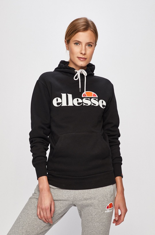 Ellesse - Μπλούζα με κουκούλα μαύρο SGS03244