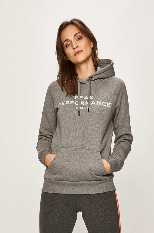 Peak Performance - Bluza imprimeu gri G66761014