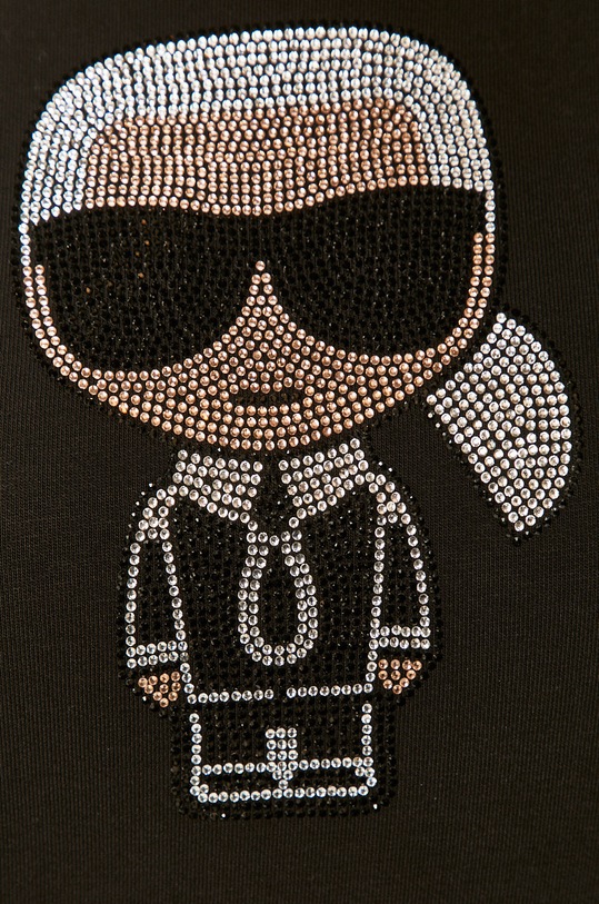Karl Lagerfeld - Felső 96KW1821 fekete