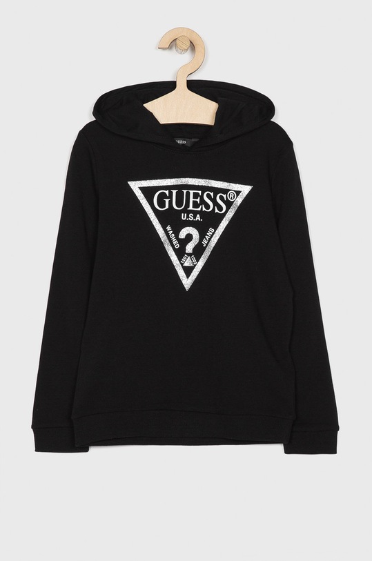 Guess Jeans - Detská mikina 118-175 cm čierna J83Q14.K5WK0