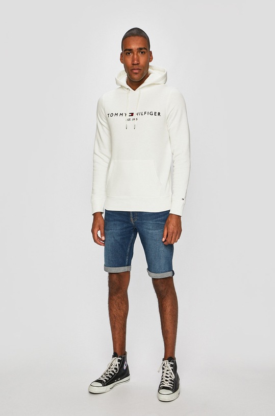 Ρούχα Tommy Hilfiger - Μπλούζα MW0MW10752 λευκό